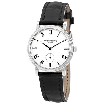 Calatrava 31mm Mechanical White Dial Watch 7119G010