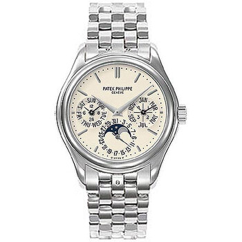 Calatrava Perpetual Calendar 18kt White Gold Watch 51361G