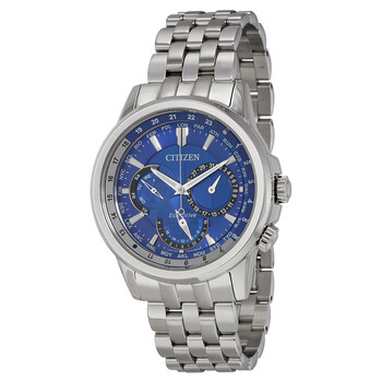 Calendrier EcoDrive World Time Dark Blue Dial Watch BU202151L