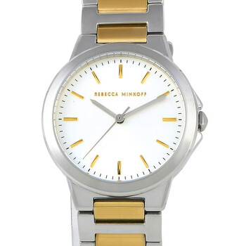 Cali Quartz Silver White Dial Watch