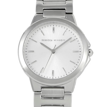 Cali Quartz Silver White Dial Watch