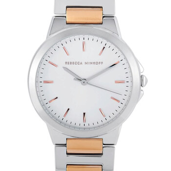 Cali Quartz Silver White Dial Watch