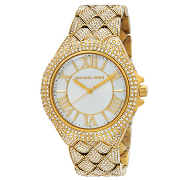 Camille Quartz Crystal White Dial Watch MK4800