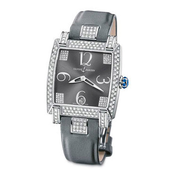 Caprice Anthracite Grey Dial Satin Strap Automatic Watch 13091AC609
