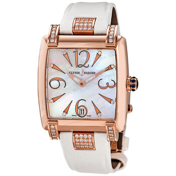 Caprice Automatic Diamond White Mother of Pearl Dial Watch 13691C691