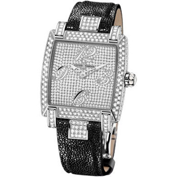 Caprice Diamonds Dial Stingray Strap Automatic Watch 13091FCFULL