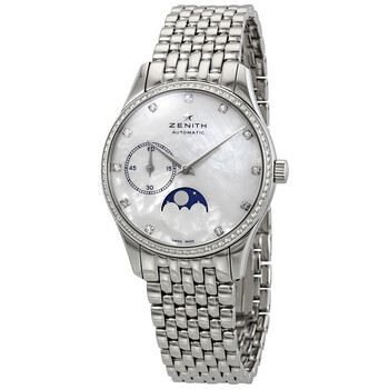Captain Ultra Thin Mother of Pearl Dial Moonphase Watch 16231069281M2310