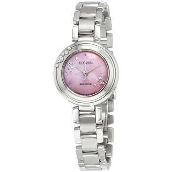 Carina Pink Mother of Pearl Dial Watch EM046050N
