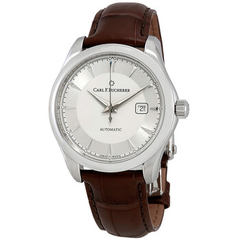 Carl F Bucherer Manero AutoDate Automatic Silver Dial Watch 00.10915.08.13.01