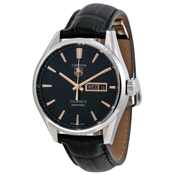 Carrera Automatic Black Dial Watch WAR201CFC6266