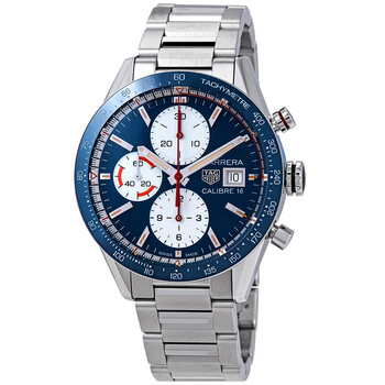Carrera Automatic Chronograph Blue Dial Watch CV201AR.BA0715