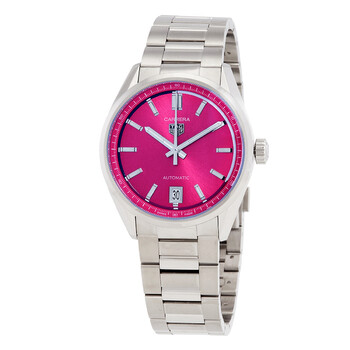 Carrera Automatic Vivid Pink Dial Watch WBN2313.BA0001