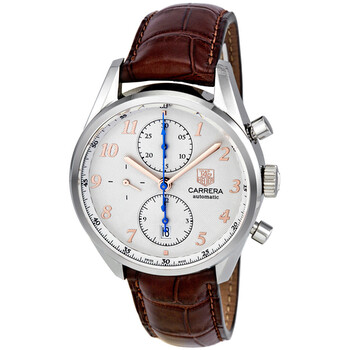 Carrera Heritage Chronograph Silver Dial Watch CAS2112.FC6291