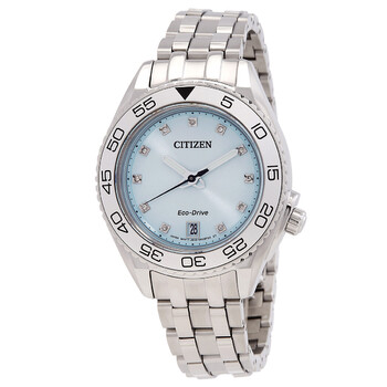 Carson EcoDrive Diamond Watch FE616154L