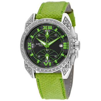 Cavallo Pazzo Chronograph Quartz Black Dial Watch 161BKGRDCGRKS