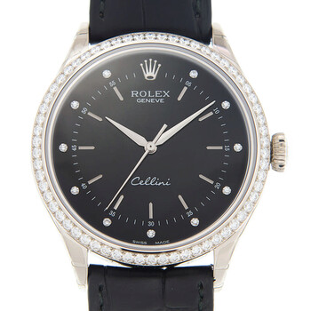 Cellini Time Automatic Diamond Black Dial Watch 50709BKDBKL