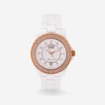 Ceramic Ii Quartz White Dial Watch P7895WR