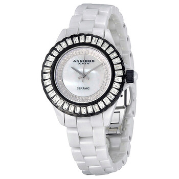 Ceramic White Mother of Pearl Dial Watch AK518BKW