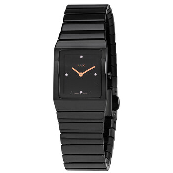 Ceramica Black Diamond Dial Ceramic Watch R21702722