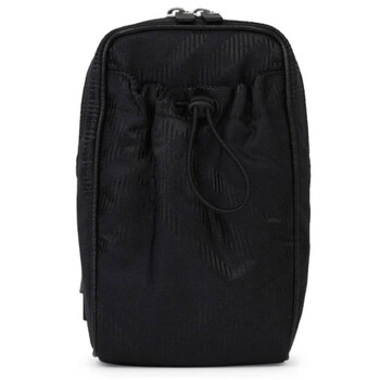 CheckJacquard Zipped Mobile Phone Bag