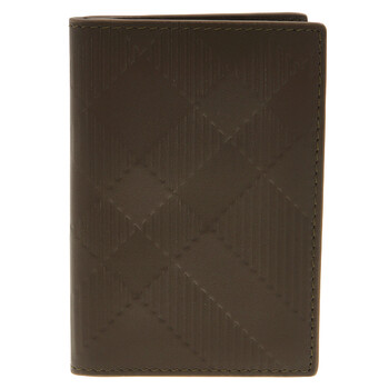 Check Embossed Card Holder  Military