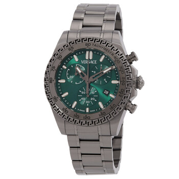 Chrono Chronograph Quartz Green Dial Watch VE9K01224
