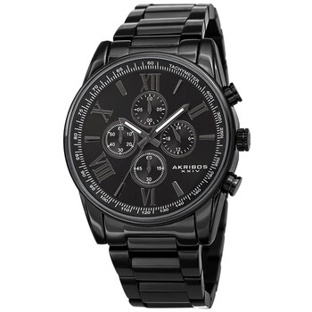 Chronograph Quartz Black Dial Watch AK1072BK