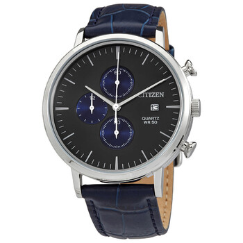 Chronograph Quartz Black Dial Watch AN361004H