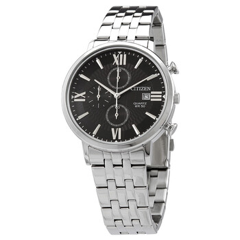 Chronograph Quartz Black Dial Watch AN361071E