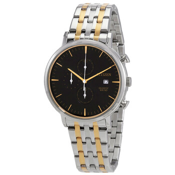 Chronograph Quartz Black Dial Watch AN361454E