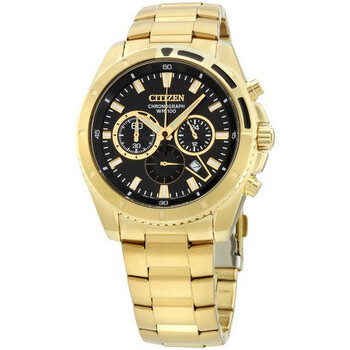 Chronograph Quartz Black Dial Watch AN801250E