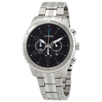 Chronograph Quartz Black Dial Watch AN813053E