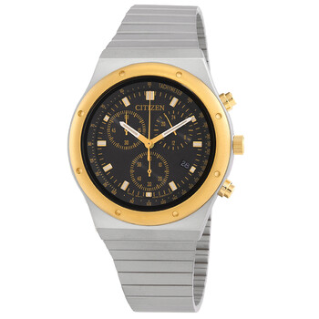 Chronograph Quartz Black Dial Watch AT254464E