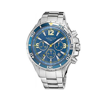 Chronograph Quartz Blue Dial Watch NAPNSS219