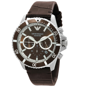 Chronograph Quartz Brown Dial Watch AR11486