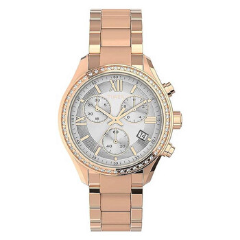 Chronograph Quartz Crystal Silver Dial Watch TW2V57900