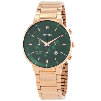 Chronograph Quartz Green Dial Watch AN822354X