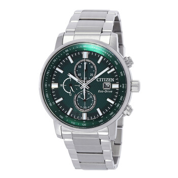 Chronograph Quartz Green Dial Watch CA084087X