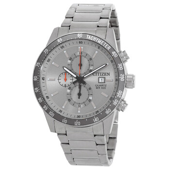 Chronograph Quartz Grey Dial Watch AN368858H