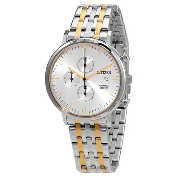 Chronograph Quartz White Dial Watch AN361454A