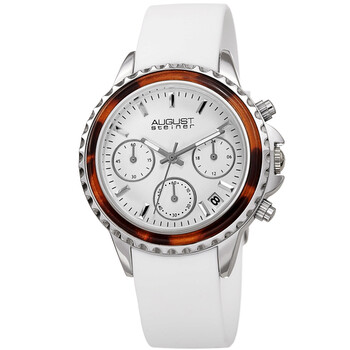 Chronograph Quartz White Dial Watch AS8268WT