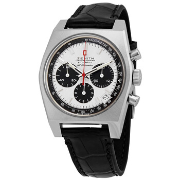 Chronomaster Revival El Primero Chronograph Automatic White Dial Watch 03.A384.40021.C815