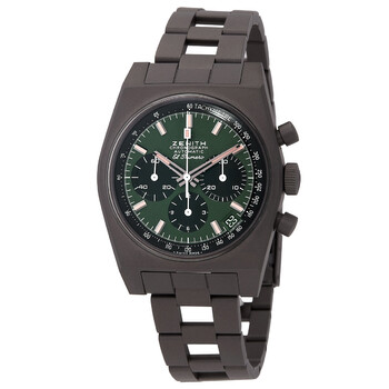 Chronomaster Revival Safari Chronograph Automatic Green Dial Watch 97.T384.40057.M384