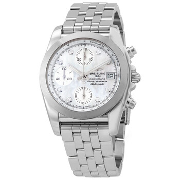 Chronomat 38 Mother Of Pearl Dial Stainless Steel Watch W1331012A776SS