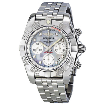 Chronomat 41 Automatic Diamond Mother of Pearl Dial Watch AB014012G712SS