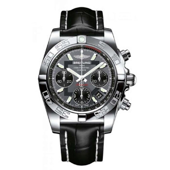 Chronomat 41 Black Dial Stainless Steel Watch AB014012BA52BKCT