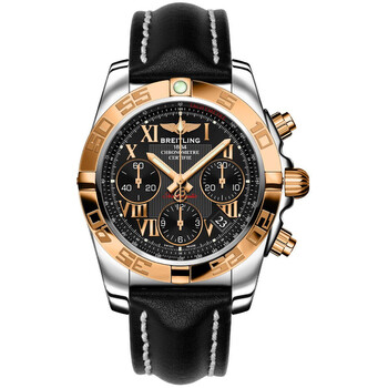 Chronomat 41 Black Dial Twotone Automatic Watch CB014012BC08BKLD