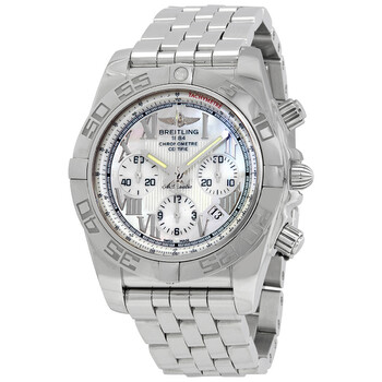 Chronomat 44 Chronograph Automatic Chronometer Mother of Pearl Dial Watch AB011012A691SS
