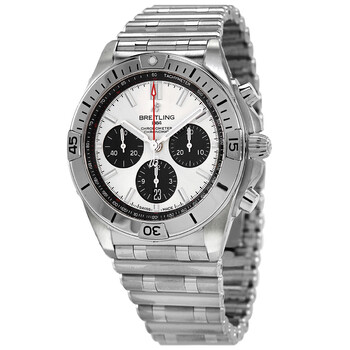 Chronomat B01 42 Chronograph Automatic Silver Dial Watch AB0134101G1A1