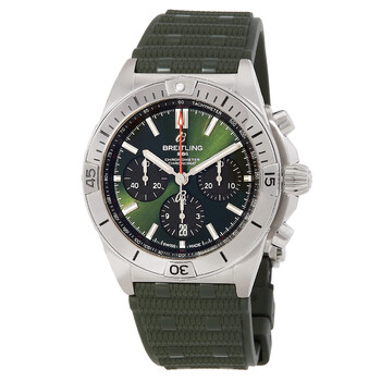 Chronomat B01 Chronograph Automatic Green Dial Watch AB0134101L2S1